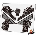 Mountain Bicycle Fork Decal Stickers for FOX-AX